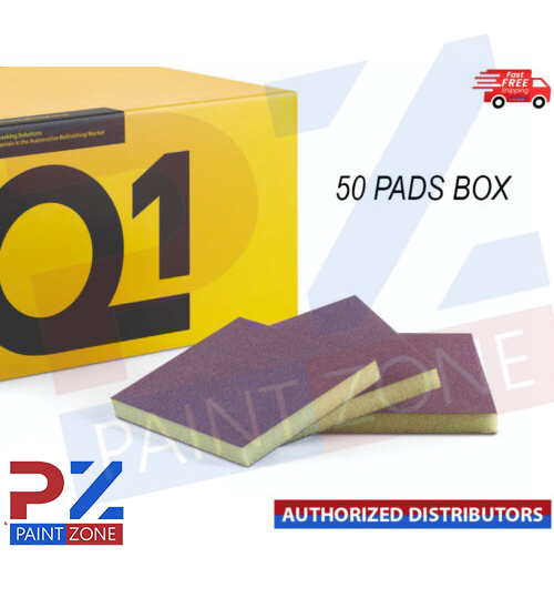 Q1 Double Sided Sanding Sponges MICRO FINE Softback Abrasive Sanding 50 pads Box